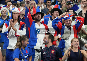 2023-09-08 - Supporters of France during the World Cup , Pool A rugby union match between France and New Zealand on September 8, 2023 at Stade de France in Saint-Denis near Paris, France - RUGBY - WORLD CUP 2023 - FRANCE V NEW ZEALAND - WORLD CUP - RUGBY