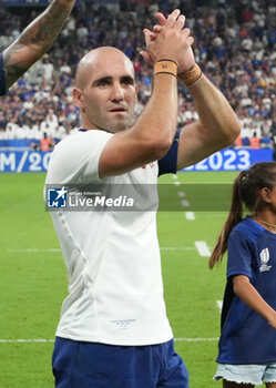 2023-09-08 - Maxime Lucu of France during the World Cup , Pool A union match between France and New Zealand on September 8, 2023 at Stade de France in Saint-Denis near Paris, France - RUGBY - WORLD CUP 2023 - FRANCE V NEW ZEALAND - WORLD CUP - RUGBY