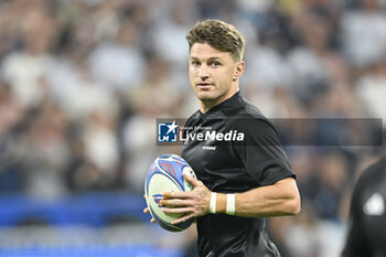 2023-09-08 - Beauden Barrett during the Rugby World Cup RWC 2023, Pool A match between France and New Zealand All Blacks on September 8, 2023 at Stade de France in Saint-Denis near Paris, France. Photo Victor Joly / DPPI - RUGBY - WORLD CUP 2023 - FRANCE V NEW ZEALAND - WORLD CUP - RUGBY