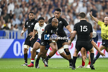 2023-09-08 - Mark Telea during the Rugby World Cup RWC 2023 match between France and New Zealand All Blacks on September 8, 2023 at Stade de France in Saint-Denis near Paris, France. Photo Victor Joly / DPPI - RUGBY - WORLD CUP 2023 - FRANCE V NEW ZEALAND - WORLD CUP - RUGBY
