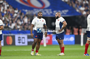 2023-09-08 - Peato Mauvaka and Reda Wardi during the Rugby World Cup RWC 2023 match France VS New Zealand All Blacks on September 8, 2023 at Stade de France, Saint-Denis near Paris, France. Photo Victor Joly / DPPI - RUGBY - WORLD CUP 2023 - FRANCE V NEW ZEALAND - WORLD CUP - RUGBY