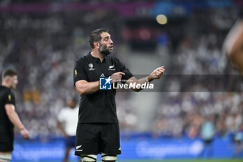 2023-09-08 - Samuel Sam Whitelock during the Rugby World Cup RWC 2023, Pool A match between France and New Zealand All Blacks on September 8, 2023 at Stade de France in Saint-Denis near Paris, France. Photo Victor Joly / DPPI - RUGBY - WORLD CUP 2023 - FRANCE V NEW ZEALAND - WORLD CUP - RUGBY