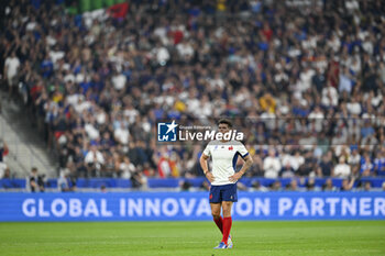 2023-09-08 - Matthieu Jalibert during the Rugby World Cup RWC 2023 match France VS New Zealand All Blacks on September 8, 2023 at Stade de France, Saint-Denis near Paris, France. Photo Victor Joly / DPPI - RUGBY - WORLD CUP 2023 - FRANCE V NEW ZEALAND - WORLD CUP - RUGBY
