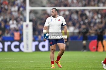 2023-09-08 - Jean Baptiste Gros during the Rugby World Cup RWC 2023 match France VS New Zealand All Blacks on September 8, 2023 at Stade de France, Saint-Denis near Paris, France. Photo Victor Joly / DPPI - RUGBY - WORLD CUP 2023 - FRANCE V NEW ZEALAND - WORLD CUP - RUGBY
