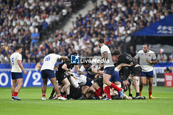 2023-09-08 - A ruck during the Rugby World Cup RWC 2023 match France VS New Zealand All Blacks on September 8, 2023 at Stade de France, Saint-Denis near Paris, France. Photo Victor Joly / DPPI - RUGBY - WORLD CUP 2023 - FRANCE V NEW ZEALAND - WORLD CUP - RUGBY