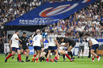 2023-09-08 - General illustration view with Antoine Dupont and players during the Rugby World Cup RWC 2023 match France VS New Zealand All Blacks on September 8, 2023 at Stade de France, Saint-Denis near Paris, France. Photo Victor Joly / DPPI - RUGBY - WORLD CUP 2023 - FRANCE V NEW ZEALAND - WORLD CUP - RUGBY