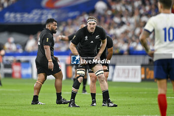 2023-09-08 - DAVID HAVILI and BRODIE RETALLICK during the Rugby World Cup RWC 2023 match France VS New Zealand All Blacks on September 8, 2023 at Stade de France, Saint-Denis near Paris, France. Photo Victor Joly / DPPI - RUGBY - WORLD CUP 2023 - FRANCE V NEW ZEALAND - WORLD CUP - RUGBY