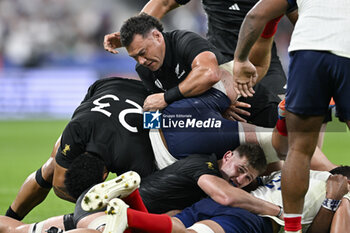 2023-09-08 - David Havili and Dalton Papalii or Papali'i during the Rugby World Cup RWC 2023 match France VS New Zealand All Blacks on September 8, 2023 at Stade de France, Saint-Denis near Paris, France. Photo Victor Joly / DPPI - RUGBY - WORLD CUP 2023 - FRANCE V NEW ZEALAND - WORLD CUP - RUGBY