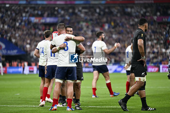 2023-09-08 - Ardie Savea and Gregory Alldritt during the Rugby World Cup RWC 2023 match France VS New Zealand All Blacks on September 8, 2023 at Stade de France, Saint-Denis near Paris, France. Photo Victor Joly / DPPI - RUGBY - WORLD CUP 2023 - FRANCE V NEW ZEALAND - WORLD CUP - RUGBY
