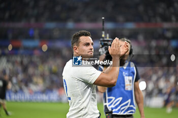2023-09-08 - Arthur Vincent during the Rugby World Cup RWC 2023, Pool A match between France and New Zealand All Blacks on September 8, 2023 at Stade de France in Saint-Denis near Paris, France. Photo Victor Joly / DPPI - RUGBY - WORLD CUP 2023 - FRANCE V NEW ZEALAND - WORLD CUP - RUGBY