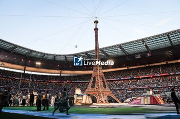 2023-09-08 - General view of the opening ceremony during the World Cup 2023, Pool A rugby union match between France and New Zealand on September 8, 2023 at Stade de France in Saint-Denis near Paris, France - RUGBY - WORLD CUP 2023 - FRANCE V NEW ZEALAND - WORLD CUP - RUGBY