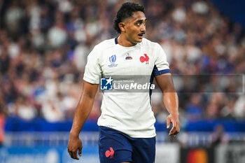 2023-09-08 - Yoram MOEFANA of France during the World Cup 2023, Pool A rugby union match between France and New Zealand on September 8, 2023 at Stade de France in Saint-Denis near Paris, France - RUGBY - WORLD CUP 2023 - FRANCE V NEW ZEALAND - WORLD CUP - RUGBY