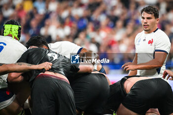 2023-09-08 - Antoine DUPONT of France during the World Cup 2023, Pool A rugby union match between France and New Zealand on September 8, 2023 at Stade de France in Saint-Denis near Paris, France - RUGBY - WORLD CUP 2023 - FRANCE V NEW ZEALAND - WORLD CUP - RUGBY