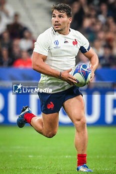 2023-09-08 - Antoine DUPONT of France during the World Cup 2023, Pool A rugby union match between France and New Zealand on September 8, 2023 at Stade de France in Saint-Denis near Paris, France - RUGBY - WORLD CUP 2023 - FRANCE V NEW ZEALAND - WORLD CUP - RUGBY