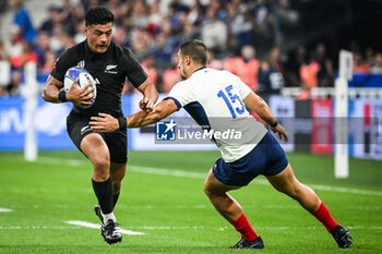 2023-09-08 - Richie MO'UNGA of New Zealand during the World Cup 2023, Pool A rugby union match between France and New Zealand on September 8, 2023 at Stade de France in Saint-Denis near Paris, France - RUGBY - WORLD CUP 2023 - FRANCE V NEW ZEALAND - WORLD CUP - RUGBY