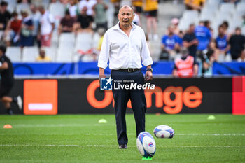 2023-09-09 - Eddie JONES of Australia during the World Cup 2023, Pool C rugby union match between Australia and Georgia on September 9, 2023 at Stade de France in Saint-Denis near Paris, France - RUGBY - WORLD CUP 2023 - AUSTRALIA V GEORGIA - WORLD CUP - RUGBY