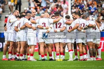 2023-09-09 - Team of Georgia during the World Cup 2023, Pool C rugby union match between Australia and Georgia on September 9, 2023 at Stade de France in Saint-Denis near Paris, France - RUGBY - WORLD CUP 2023 - AUSTRALIA V GEORGIA - WORLD CUP - RUGBY