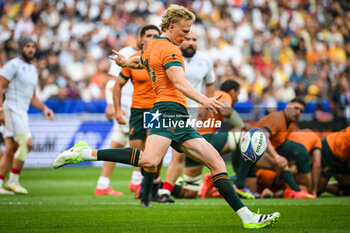 2023-09-09 - Carter GORDON of Australia during the World Cup 2023, Pool C rugby union match between Australia and Georgia on September 9, 2023 at Stade de France in Saint-Denis near Paris, France - RUGBY - WORLD CUP 2023 - AUSTRALIA V GEORGIA - WORLD CUP - RUGBY
