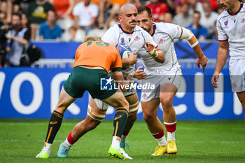 2023-09-09 - Luka IVANISHVILI of Georgia during the World Cup 2023, Pool C rugby union match between Australia and Georgia on September 9, 2023 at Stade de France in Saint-Denis near Paris, France - RUGBY - WORLD CUP 2023 - AUSTRALIA V GEORGIA - WORLD CUP - RUGBY