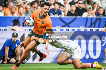 2023-09-09 - Jordan PETAIA of Australia during the World Cup 2023, Pool C rugby union match between Australia and Georgia on September 9, 2023 at Stade de France in Saint-Denis near Paris, France - RUGBY - WORLD CUP 2023 - AUSTRALIA V GEORGIA - WORLD CUP - RUGBY