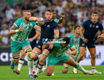 2023-09-10 - Jack Dempsey of Scotland chases the ball during the World Cup 2023, Pool B rugby union match between South Africa and Scotland on September 10, 2023 at Velodrome stadium in Marseille, France - RUGBY - WORLD CUP 2023 - SOUTH AFRICA V SCOTLAND - WORLD CUP - RUGBY