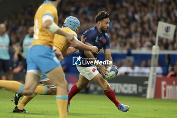 2023-09-14 - Antoine Hastoy of France during the World Cup 2023, Pool A rugby union match between France and Uruguay on September 14, 2023 at Pierre Mauroy stadium in Villeneuve-d'Ascq near Lille, France - RUGBY - WORLD CUP 2023 - FRANCE V URUGUAY - WORLD CUP - RUGBY