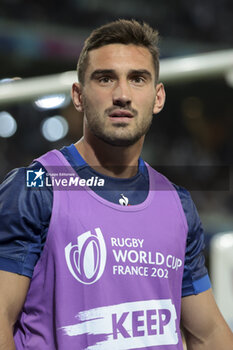 2023-09-14 - Baptiste Couilloud of France during the World Cup 2023, Pool A rugby union match between France and Uruguay on September 14, 2023 at Pierre Mauroy stadium in Villeneuve-d'Ascq near Lille, France - RUGBY - WORLD CUP 2023 - FRANCE V URUGUAY - WORLD CUP - RUGBY