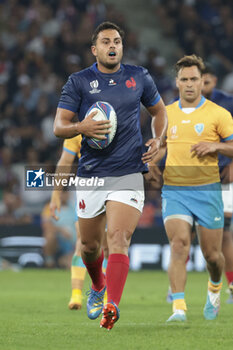 2023-09-14 - Arthur Vincent of France during the World Cup 2023, Pool A rugby union match between France and Uruguay on September 14, 2023 at Pierre Mauroy stadium in Villeneuve-d'Ascq near Lille, France - RUGBY - WORLD CUP 2023 - FRANCE V URUGUAY - WORLD CUP - RUGBY