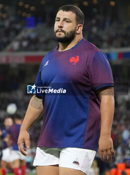 2023-09-14 - Dorian ALDEGHERI of France during the World Cup 2023, Pool A rugby union match between France and Uruguay on September 14, 2023 at Pierre Mauroy stadium in Villeneuve-d'Ascq near Lille, France - RUGBY - WORLD CUP 2023 - FRANCE V URUGUAY - WORLD CUP - RUGBY
