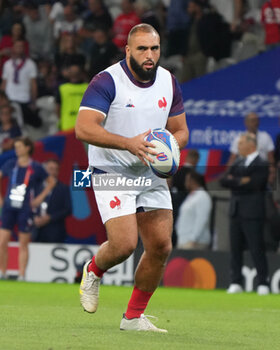 2023-09-14 - Reda WARDI of France during the World Cup 2023, Pool A rugby union match between France and Uruguay on September 14, 2023 at Pierre Mauroy stadium in Villeneuve-d'Ascq near Lille, France - RUGBY - WORLD CUP 2023 - FRANCE V URUGUAY - WORLD CUP - RUGBY