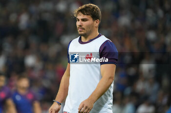 2023-09-14 - Antoine Dupont of France during the World Cup 2023, Pool A rugby union match between France and Uruguay on September 14, 2023 at Pierre Mauroy stadium in Villeneuve-d'Ascq near Lille, France - RUGBY - WORLD CUP 2023 - FRANCE V URUGUAY - WORLD CUP - RUGBY