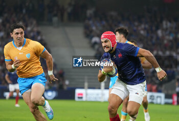 2023-09-14 - Gabin VILLIÈRE of France during the World Cup 2023, Pool A rugby union match between France and Uruguay on September 14, 2023 at Pierre Mauroy stadium in Villeneuve-d'Ascq near Lille, France - RUGBY - WORLD CUP 2023 - FRANCE V URUGUAY - WORLD CUP - RUGBY