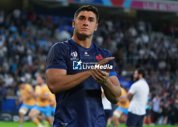 2023-09-14 - Paul BOUDEHENT of France during the World Cup , Pool A rugby union match between France and Uruguay on September 14, 2023 at Pierre Mauroy stadium in Villeneuve-d'Ascq near Lille, France - RUGBY - WORLD CUP 2023 - FRANCE V URUGUAY - WORLD CUP - RUGBY