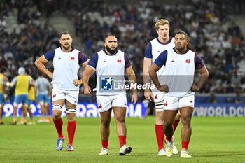2023-09-14 - Peato Mauvaka and Reda Wardi during the Rugby union World Cup RWC 2023, Pool A match between France and Uruguay at Stade Pierre Mauroy on September 14, 2023 in Lille, France. Photo Victor Joly / DPPI - RUGBY - WORLD CUP 2023 - FRANCE V URUGUAY - WORLD CUP - RUGBY