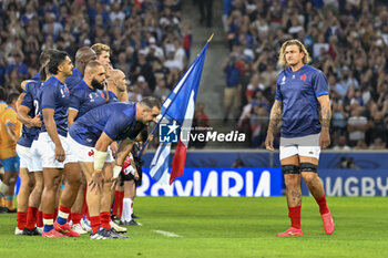 2023-09-14 - Bastien Chalureau during the Rugby union World Cup RWC 2023, Pool A match between France and Uruguay at Stade Pierre Mauroy on September 14, 2023 in Lille, France. Photo Victor Joly / DPPI - RUGBY - WORLD CUP 2023 - FRANCE V URUGUAY - WORLD CUP - RUGBY