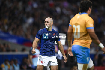 2023-09-14 - Maxime Lucu during the Rugby union World Cup RWC 2023, Pool A match between France and Uruguay at Stade Pierre Mauroy on September 14, 2023 in Lille, France. Photo Victor Joly / DPPI - RUGBY - WORLD CUP 2023 - FRANCE V URUGUAY - WORLD CUP - RUGBY