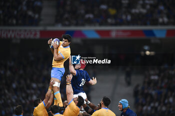 2023-09-14 - Tomas Inciarte during the Rugby union World Cup RWC 2023, Pool A match between France and Uruguay at Stade Pierre Mauroy on September 14, 2023 in Lille, France. Photo Victor Joly / DPPI - RUGBY - WORLD CUP 2023 - FRANCE V URUGUAY - WORLD CUP - RUGBY