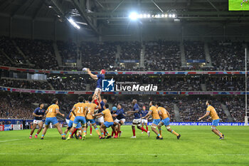 2023-09-14 - General illustration view (atmosphere) during the Rugby union World Cup RWC 2023, Pool A match between France and Uruguay at Stade Pierre Mauroy on September 14, 2023 in Lille, France. Photo Victor Joly / DPPI - RUGBY - WORLD CUP 2023 - FRANCE V URUGUAY - WORLD CUP - RUGBY