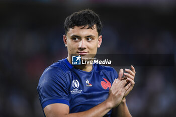 2023-09-14 - Louis Bielle-Biarrey during the Rugby union World Cup RWC 2023, Pool A match between France and Uruguay at Stade Pierre Mauroy on September 14, 2023 in Lille, France. Photo Victor Joly / DPPI - RUGBY - WORLD CUP 2023 - FRANCE V URUGUAY - WORLD CUP - RUGBY