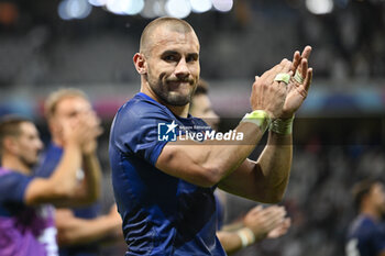 2023-09-14 - Gabin Villiere during the Rugby union World Cup RWC 2023, Pool A match between France and Uruguay at Stade Pierre Mauroy on September 14, 2023 in Lille, France. - RUGBY - WORLD CUP 2023 - FRANCE V URUGUAY - WORLD CUP - RUGBY