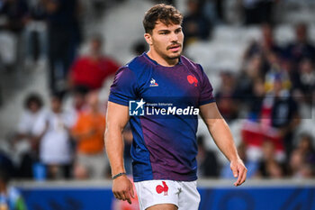 2023-09-14 - Antoine DUPONT of France during the World Cup 2023, Pool A rugby union match between France and Uruguay on September 14, 2023 at Pierre Mauroy stadium in Villeneuve-d'Ascq near Lille, France - RUGBY - WORLD CUP 2023 - FRANCE V URUGUAY - WORLD CUP - RUGBY