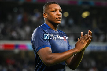 2023-09-14 - Cameron WOKI of France during the World Cup 2023, Pool A rugby union match between France and Uruguay on September 14, 2023 at Pierre Mauroy stadium in Villeneuve-d'Ascq near Lille, France - RUGBY - WORLD CUP 2023 - FRANCE V URUGUAY - WORLD CUP - RUGBY
