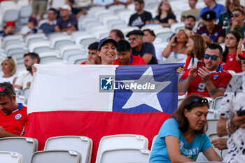 2023-09-16 - Fans and Supporters of Chileduring the Rugby World Cup France 2023 match between Samoa and Chile at Stade de Bordeaux on September 16, 2023 in Bordeaux, France. Photo by Hans van der Valk/ Orange Pictures / DPPI - RUGBY - WORLD CUP 2023 - SAMOA V CHILE - WORLD CUP - RUGBY