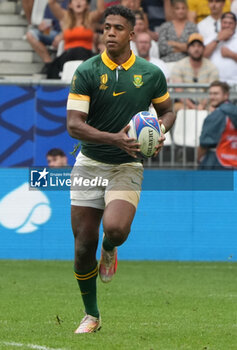 2023-09-17 - Grant WILLIAMS of South Africa during the World Cup 2023, Pool B rugby union match between SOUTH AFRICA and ROUMANIA on September 17, 2023 at Matmut Atlantique in Bordeaux , France - RUGBY - WORLD CUP 2023 - SOUTH AFRICA V ROMANIA - WORLD CUP - RUGBY