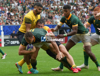 2023-09-17 - André ESTERHUIZEN of South Africa during the World Cup 2023, Pool B rugby union match between SOUTH AFRICA and ROUMANIA on September 17, 2023 at Matmut Atlantique in Bordeaux , France - RUGBY - WORLD CUP 2023 - SOUTH AFRICA V ROMANIA - WORLD CUP - RUGBY