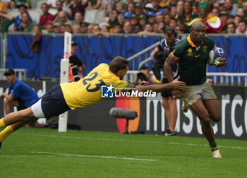 2023-09-17 - Makazole MAPIMPI of South Africa during the World Cup 2023, Pool B rugby union match between SOUTH AFRICA and ROUMANIA on September 17, 2023 at Matmut Atlantique in Bordeaux , France - RUGBY - WORLD CUP 2023 - SOUTH AFRICA V ROMANIA - WORLD CUP - RUGBY