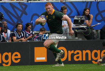 2023-09-17 - Steven KITSHOFF of South Africa during the World Cup 2023, Pool B rugby union match between SOUTH AFRICA and ROUMANIA on September 17, 2023 at Matmut Atlantique in Bordeaux , France - RUGBY - WORLD CUP 2023 - SOUTH AFRICA V ROMANIA - WORLD CUP - RUGBY