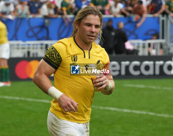 2023-09-17 - Faf DE KLERK of South Africa during the World 2023, Pool B rugby union match between SOUTH AFRICA and ROUMANIA on September 17, 2023 at Matmut Atlantique in Bordeaux , France - RUGBY - WORLD CUP 2023 - SOUTH AFRICA V ROMANIA - WORLD CUP - RUGBY