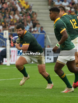 2023-09-17 - Marco VAN STADEN of South Africa during the World Cup 2023, Pool B rugby union match between SOUTH AFRICA and ROUMANIA on September 17, 2023 at Matmut Atlantique in Bordeaux , France - RUGBY - WORLD CUP 2023 - SOUTH AFRICA V ROMANIA - WORLD CUP - RUGBY