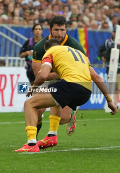 2023-09-17 - Marco VAN STADEN of South Africa during the World Cup 2023, Pool B rugby union match between SOUTH AFRICA and ROUMANIA on September 17, 2023 at Matmut in Bordeaux , France - RUGBY - WORLD CUP 2023 - SOUTH AFRICA V ROMANIA - WORLD CUP - RUGBY